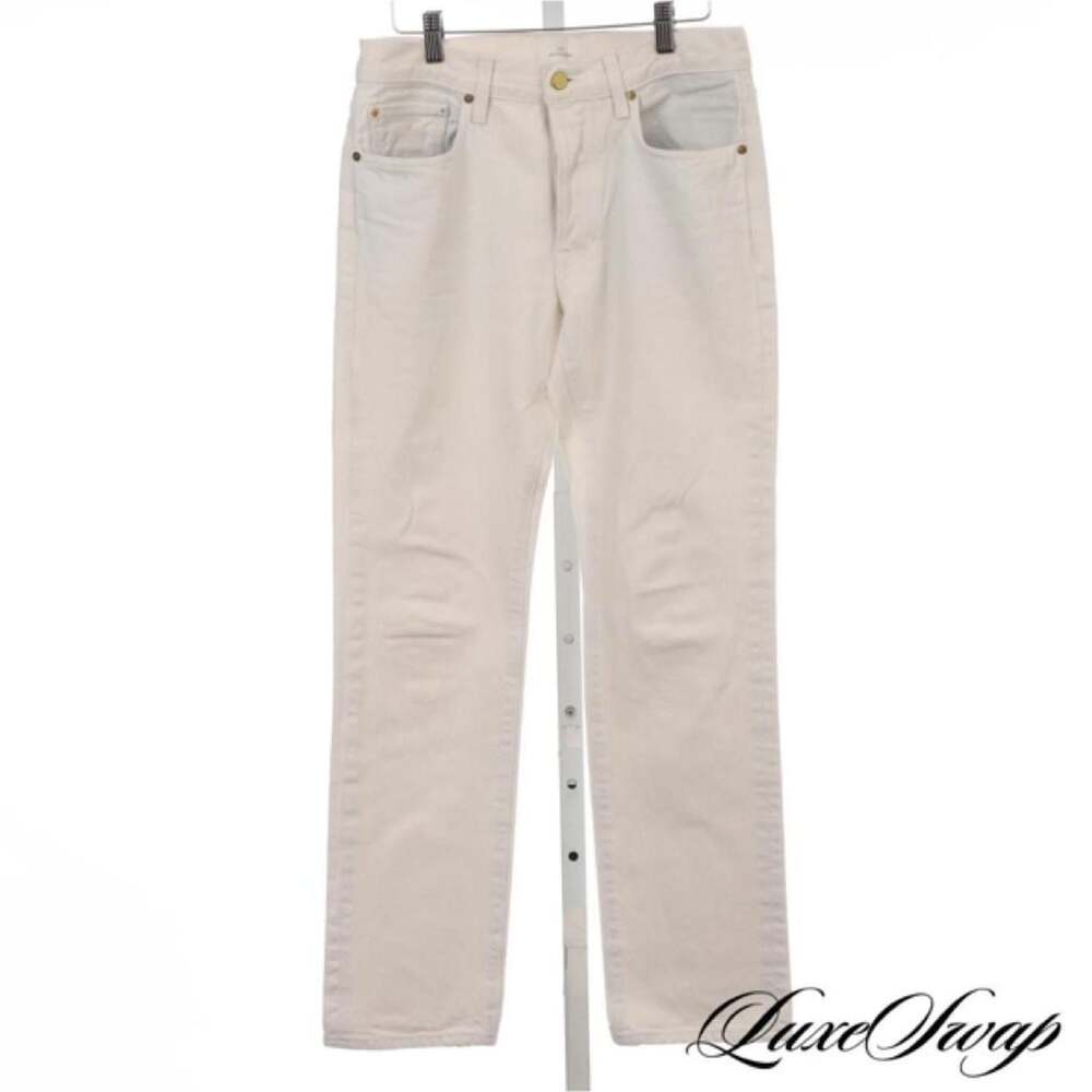 Sid Mashburn Men's Ecru Denim Straight Fit Jeans